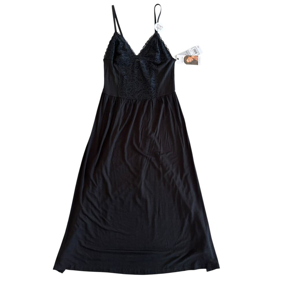 DAISY FUENTES LACE TRIM GOWN SLIP NWT SIZE MEDIUM INTIMATES